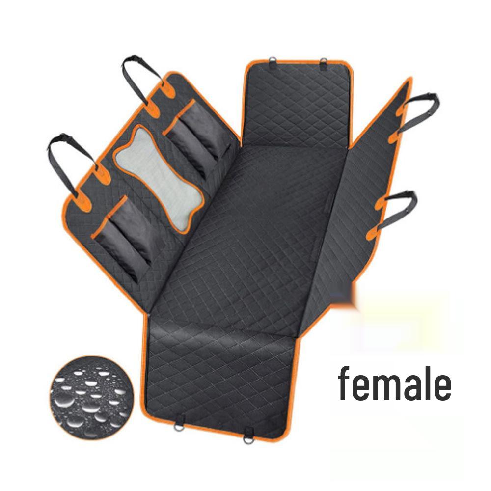 Waterproof & Dirt-Resistant Pet Car Seat Cover for Cats & Dogs - Thickened, Durable Back Seat Mat