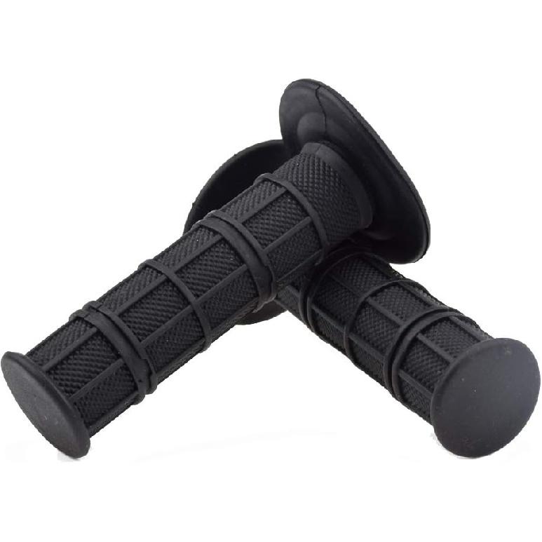 HIAORS 7/8" Motorcycle Hand Grips For CRF YZF WRF KXF KLX Pit Dirt Bike Motocross Motorcycle Offroad Dirt Bike Black