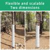 4Pcs Tree Trunk Protectors Expandable Tree Protectors From Deer Plant Covers Protect Bark Saplings From Sun Damage Mower