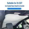 2024 Xiaomi SU7 Sunroof Sunshade: Ice Crystal Heat Insulation & Privacy Protection.