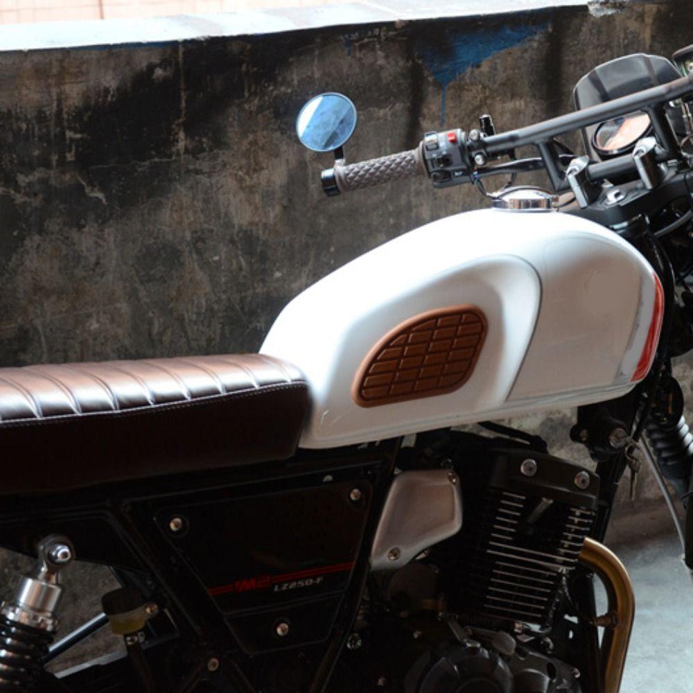 Retro Motorcycle Tank Pad Customization Universal Fuel Tank Grip Durable Anti-Slip Motorcycle Decals Motorcycles Accessories