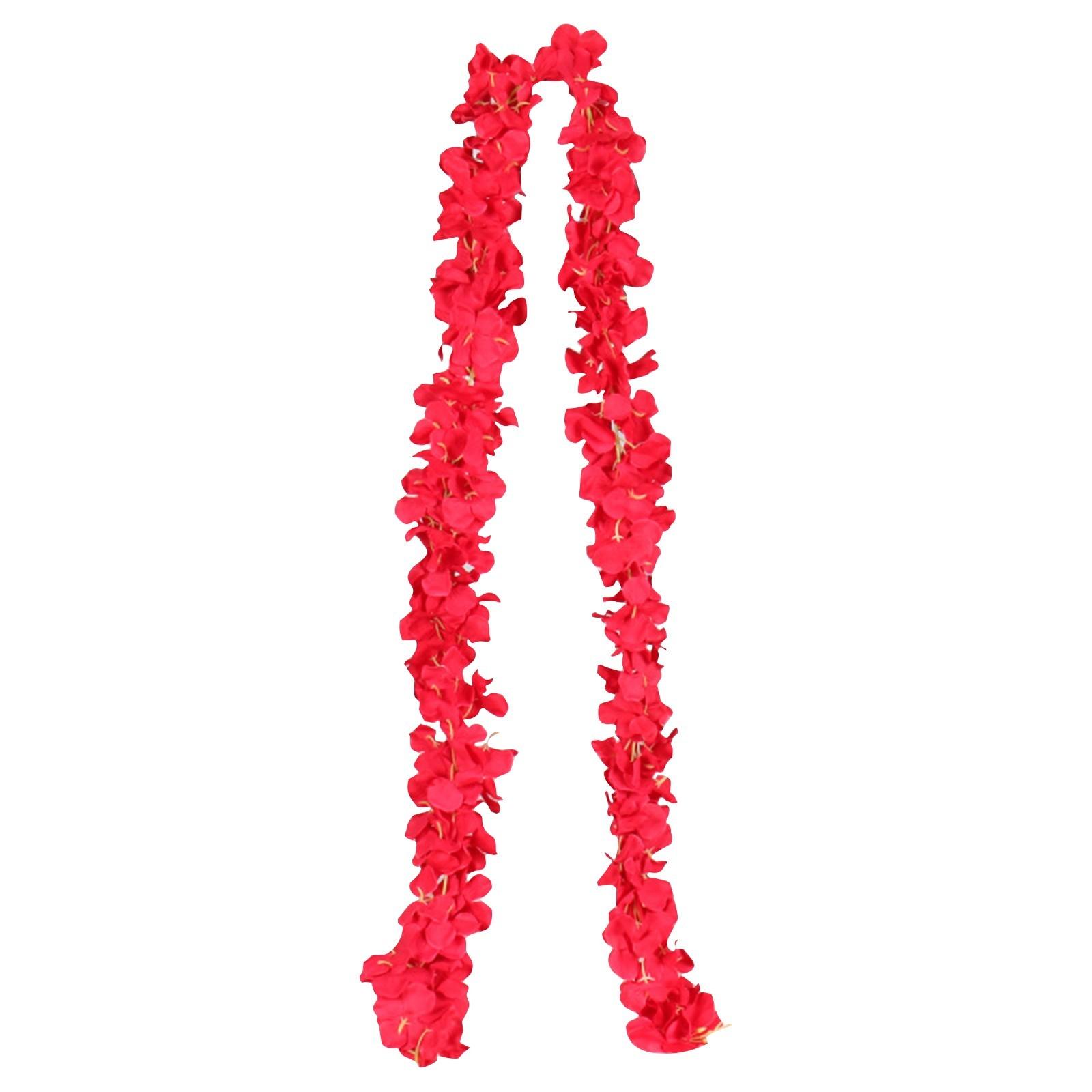 

Simulation Hydrangea Violet Wisteria Orchid Artificial Flower Vine Wedding Flower Belt Long Flower Strip Flower Vine Decorative Flower String One Size червоний