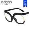 2022 Trendy Round Owl Eyeglass Frames: Anti-Blue Light European & American Style