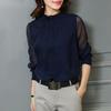 Spring Shirt Back Button Workwear Skin-touching Trendy Elegant Lady Casual Blouse Streetwear