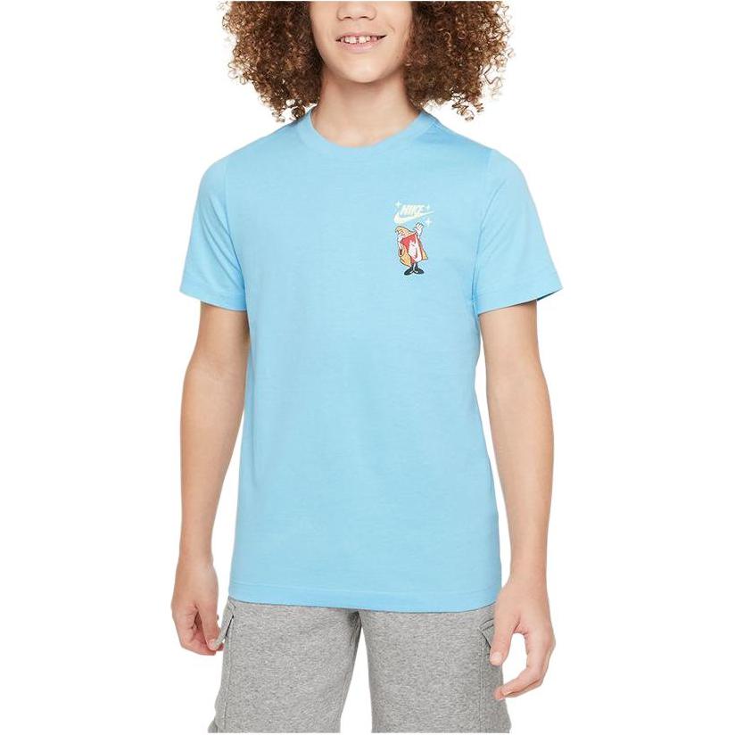 Nike Kids T Shirts Crew Neck Moderate FN9616-407