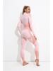 Plus Size Zipper Yoga Set: European/American Autumn/Winter Long Sleeve Fitness & Running Sportswear for Women