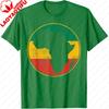 Africa Shirt Retro Map Tanzania Namibia Kenya TShirt Africa Map PanAfrican Flag Print Women Tee Casual Cultural Pride Tops