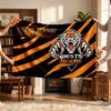 Wests Tigers (1) Personalized Name Blanket Soft Cozy Gift for Sofa Bed Couch Home Decoration