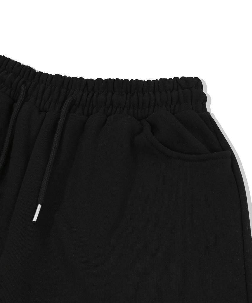 ESCAPEFROM Full Love Escf Print Bermuda Sweatpants Black