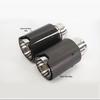 Carbon Fiber M Logo Exhaust Tailpipe Decoration for BMW 1-6 Series