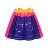 Kinder Mädchen Anime Cartoon POP Sängerin Superstar Print T-Shirt Rock Tasche Set Outfit Rollenspiel Halloween Cosplay Kostüme