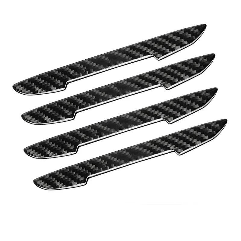 Car Door Handle Bowl Protective Stickers Carbon Fiber Pattern Decals Car Body Anti Collision Scratch Protector Sticker