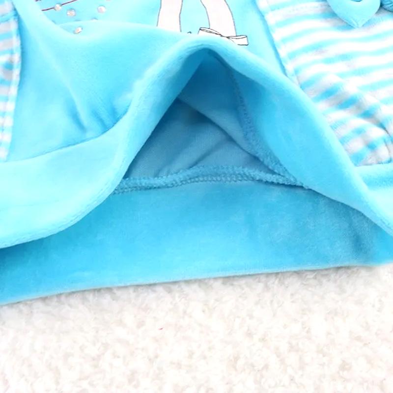 Baby Girl Long Sleeve TShirt Round Collar Tops Velvet Winter Spring Thick Warm Shirt Kidswear Aapparel Sweatshirt Infant Clothing