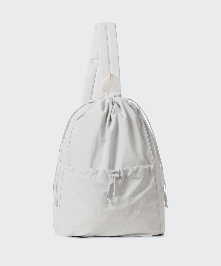 Musinsa Standard Crinkle Drawstring Easy Slingback [Dusty Cream]