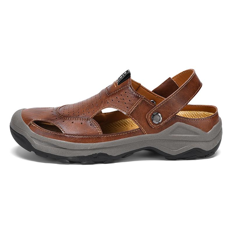 Fashion Non-slip Summer Beach Flats Dual-Purpose Male Slippers Quick Dry Casual Shoes Stylish Men Half Drag Outdoor Simple Mens Sandals