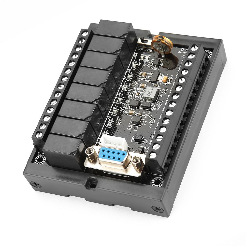 PLC Industrial Control Board FX1N20MR Programmable Relay Delay Module with Shell