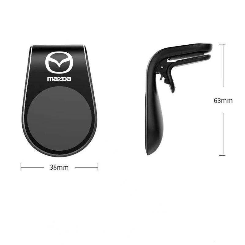 Magnetic Car Phone Holder Air Vent Clip Mount Cellphone GPS Holder for Mazda 3 bk bl 323 Axela Atenza CX-3 CX-4 CX5 CX-7 d2