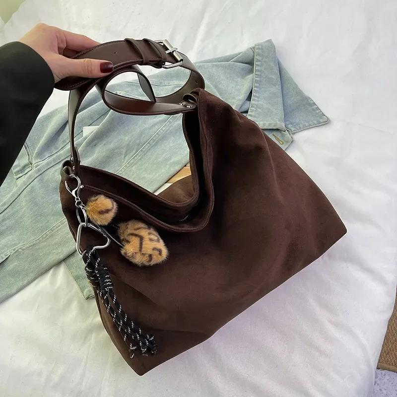 

Большая вместительная ретро матовая женская сумка повседневная сумка через плечо сумка на плечо