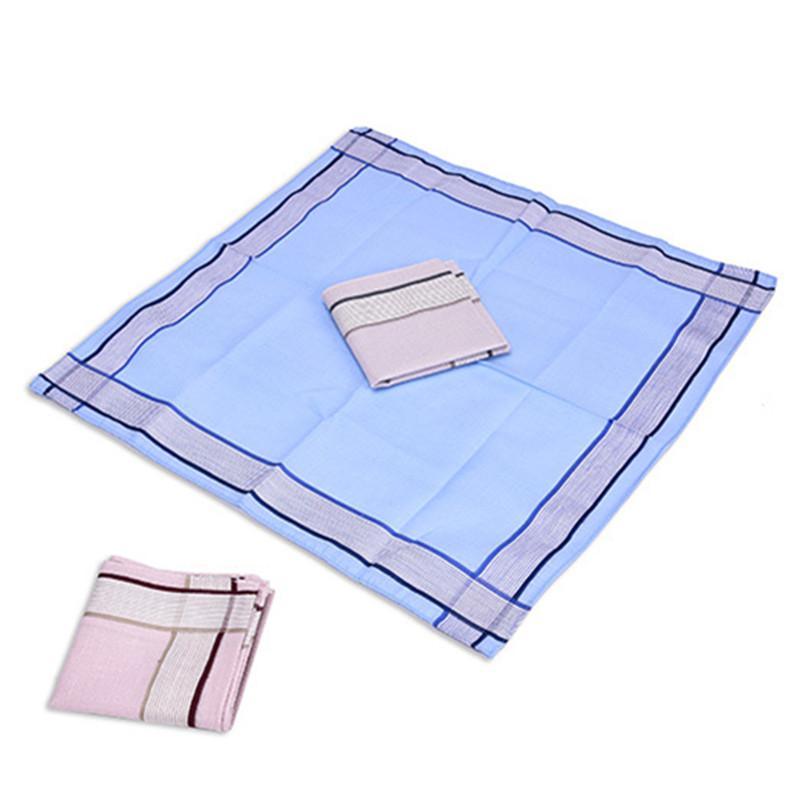 3 Stück 40x40cm Quadratische Karierte Gestreifte Taschentücher Herren Klassisch Vintage Einstecktuch Baumwollhandtuch Hochzeit Weihnachten Party Geschenk