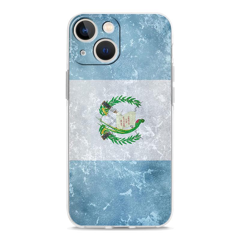 Phone Case For iPhone 17 Air Cases iPhone 16 15 12 13 14 Pro Max SE 7 8 Plus iPhone11 Clear Soft Cover Guatemala Flag