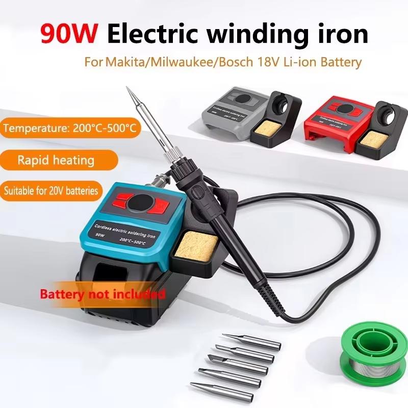 NEW Portable Cordless Soldering for Makita/Milwaukee/Bosch 18/11V Li-ion Battery Station Lithium Soldering Iron for DIY Projects