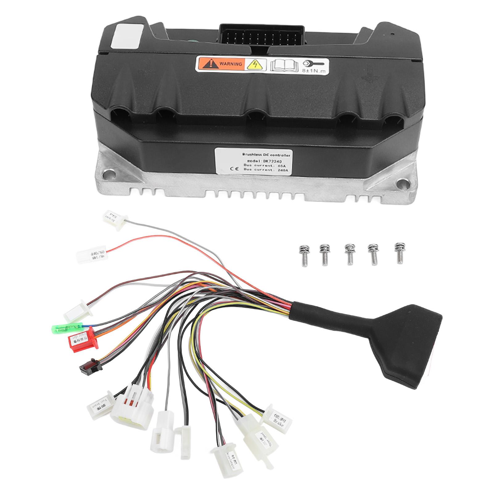

Brushless Sine Controller Erosion Resistance Stable Electric Motorcycle Motor Controller DK72240 for QS Motor Up To 2000W чорний