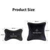 Car Seat Headrest Auto Lumbar Pillow for Mercedes Benz AMG Smart W205 C300 W203 W206 W108 W124 W126 W140 W168 W169 Accessories