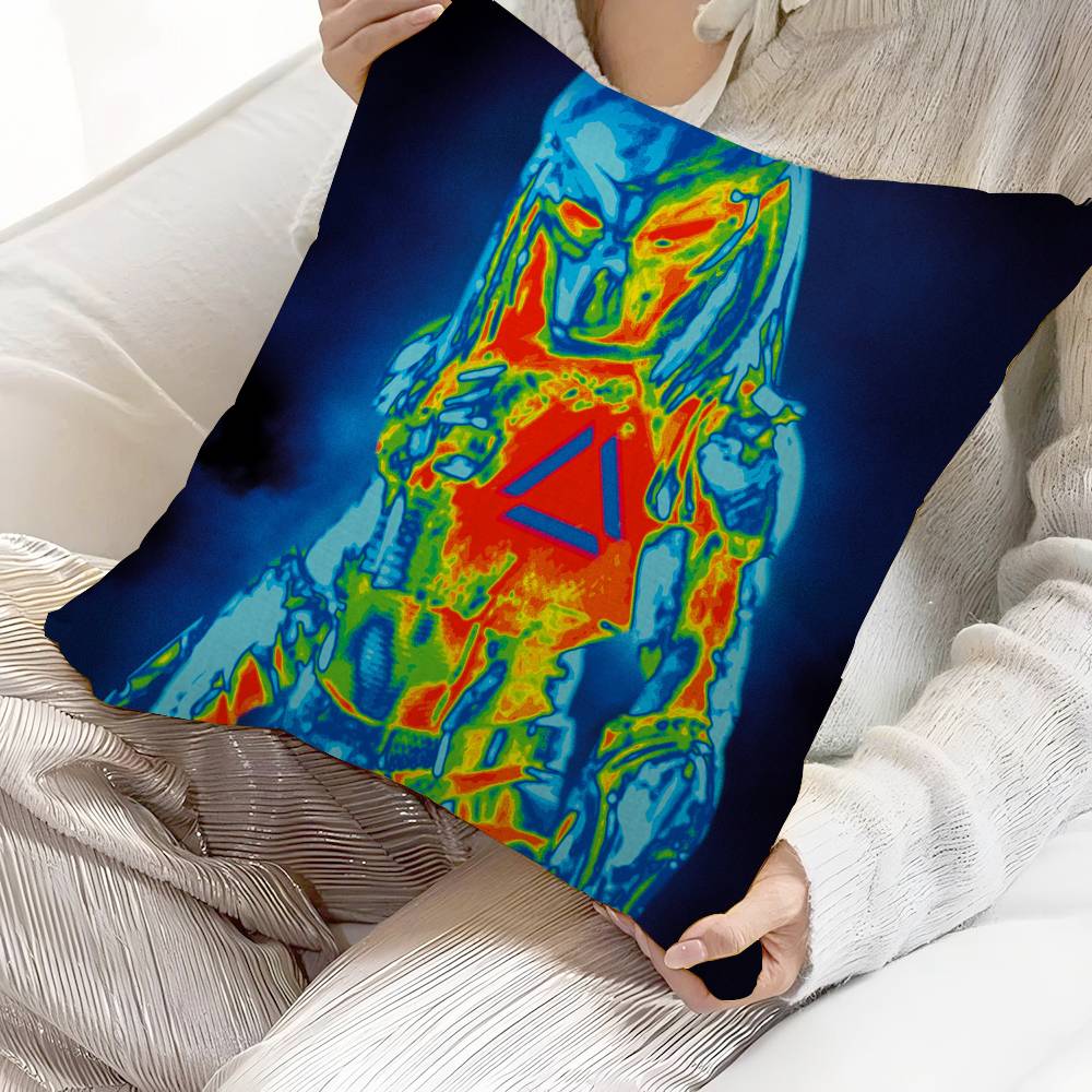 

Дизайн наволочки для подушки P-Predator Monster Movie Наволочка Декор Праздничный декор 12x12Inch