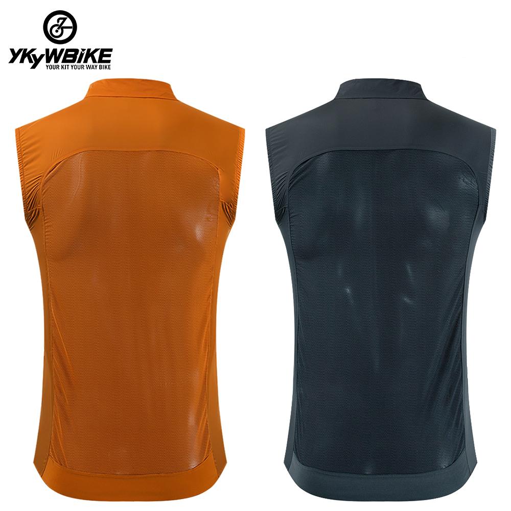 YKYWBIKE Classic Windproof Waterproof Gilet MTB Bike Bicycle Clothing Sleeveless Cycling Jacket Light Cycling Vest
