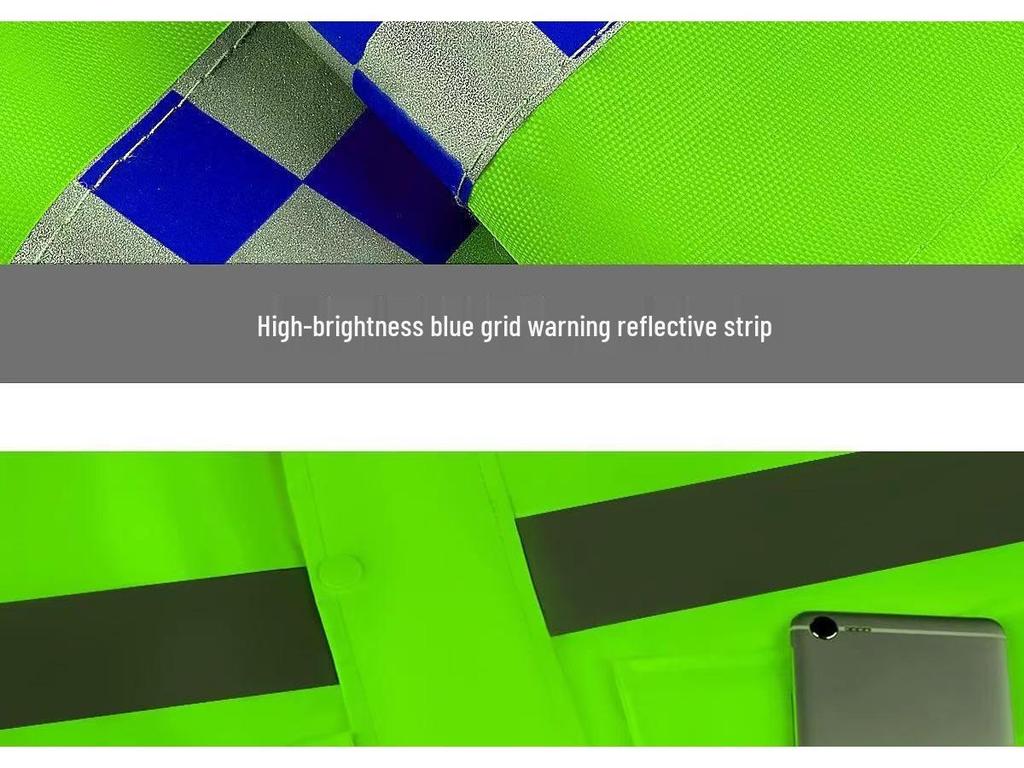 Duty Reflective Raincoat & Pants Set for Traffic and Sanitation Patrol