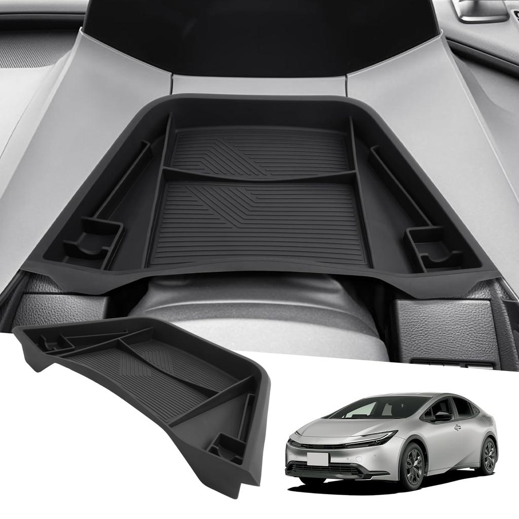 GAFAT Toyota Prius 5th Generation Dashboard Storage Prius 60 Series Accessory for Behind the Steering Prius 60 Series Accessory Tray with Side Car