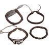 Retro Bracelet Men, Multi-layer Woven Suit, Old Accessories, Punk Retro Stacking.