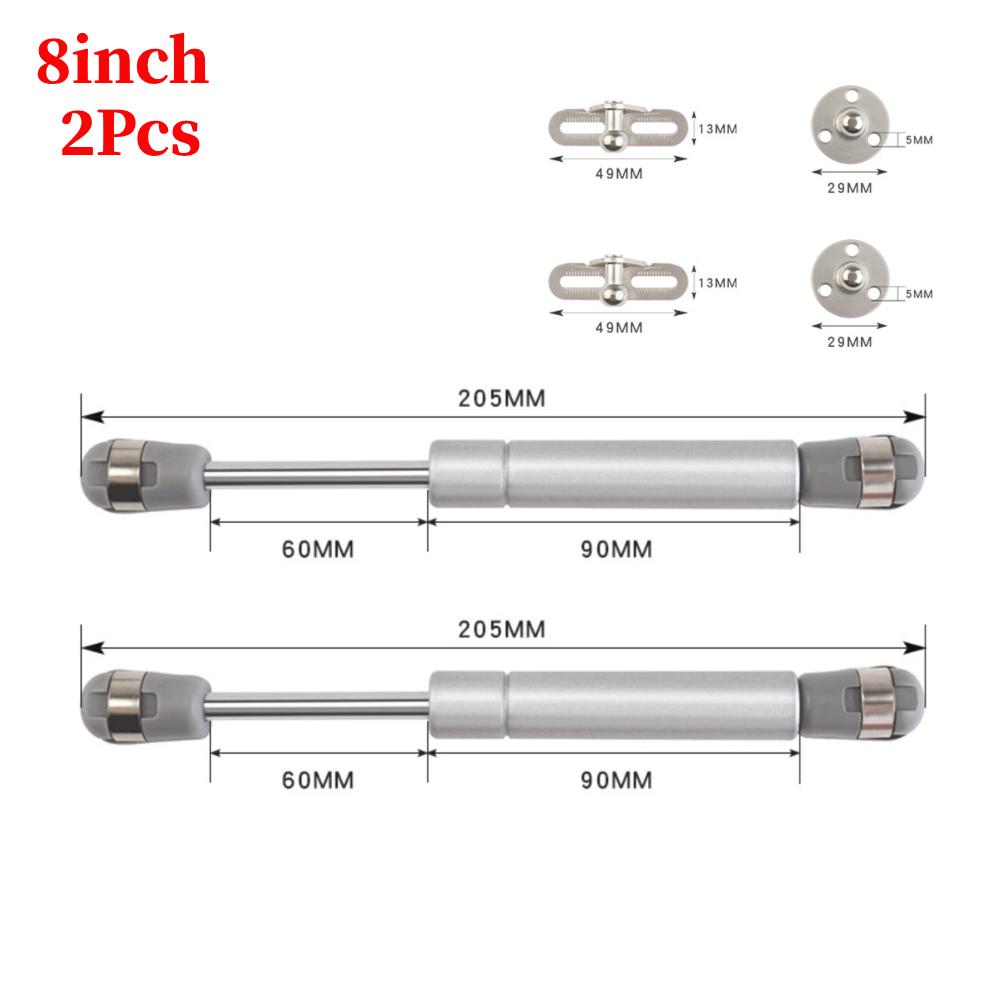 2/4PCS Cabinet Door Gas Struts 100N/10KG Supports Gas Spring Lid Support Gas Props Shocks Kitchen Cupboard Hydraulic Hinge