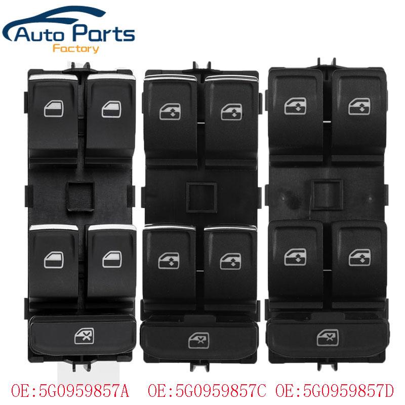 Новая кнопка включения стеклоподъемника для Volkswagen Golf Mk7 Passat B8 Tiguan Touran 2014-2018 5G0959857A 5G0959857C 5G0959857D 5G0959857A