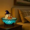 Soft Color Change Ghost Bubble Bath Lamp Resin Halloween Ghost Night Light  Indoor