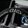 GARSON DAD Steering Wheel Arabesque Silver Small Size PU Leather for Standard and Light Long and Long Cover, Embroidery, (HA705-01-01) - Comfortable,