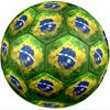 Brazil National Football Team Theme Soccer Ball Size 5 Soccer Ball Soft Touch Professional Training Football for Outdoor Sports