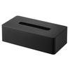Tissue Case, Regular Size, Black, Approx. W26 X D13 X H7.5cm, Tower, Hides Package, Tissue Cover, 5584