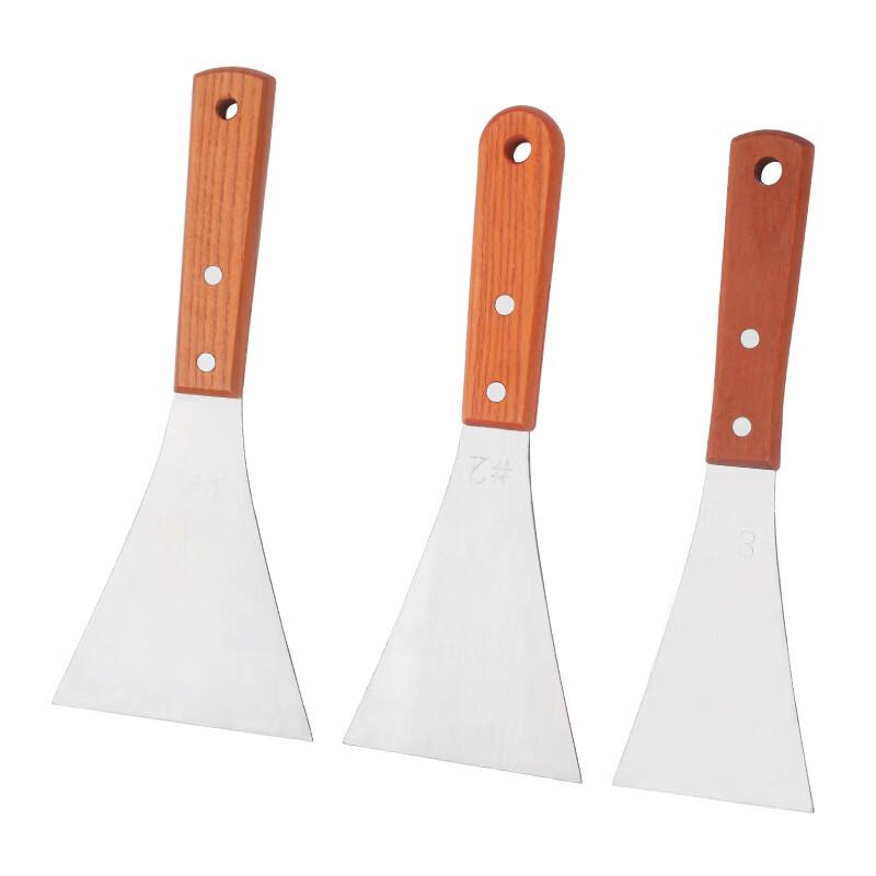 Oeny Stainless Steel BBQ & Teppanyaki Spatula Set