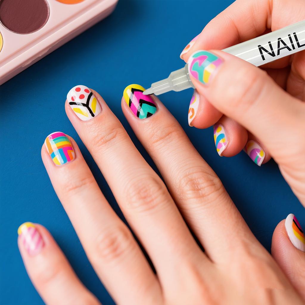 Drawing Pen  Nail Painting Pen  DIY   Quick-drying  Colored Pen For Drawing Flowers And Outlining  12 Colors36ml