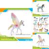 Fantasy Pegasus Pvc Model Kids Animal Figurine For Playroom Decor