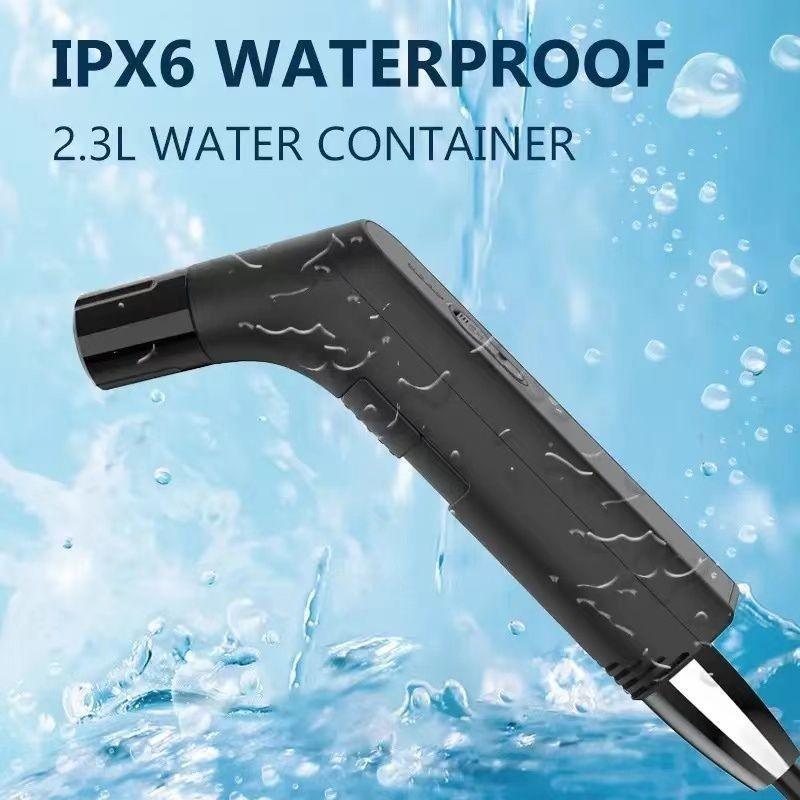 Portable Travel Bidet Electric Rechargeable Handheld Personal Bidet Sprayer for Personal Cleaning for Toilet with 2.3 Liters Water Container Full Sets