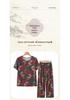 Stylish Short-Sleeved Printed Casual Summer Set for Middle-Aged Women, Lightweight Plus Size Pajamas, Versatile for Home or Outdoor Wear.