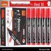 Waterproof Black Oil-Based Marker - Fade-Resistant, Thick Outline