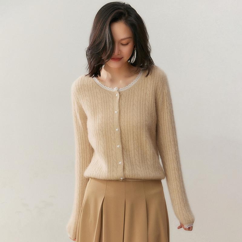 Qinghe 100% Pure Cashmere Women's Sweater - Ultra Soft Luxury Winter Pullover