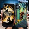 Mountain Bike Bicycle Soft Phone Case for iPhone 16 16E 17 Air 15 Pro Max 14 Plus 13 Mini 11 12 7 Black Cover Back Shell