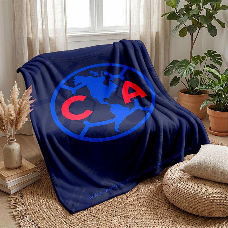 Club America Theme blanket Soft Flannel Blanket Plush Throw Blanket Cozy Sofa Bed Blanket for Home Decor