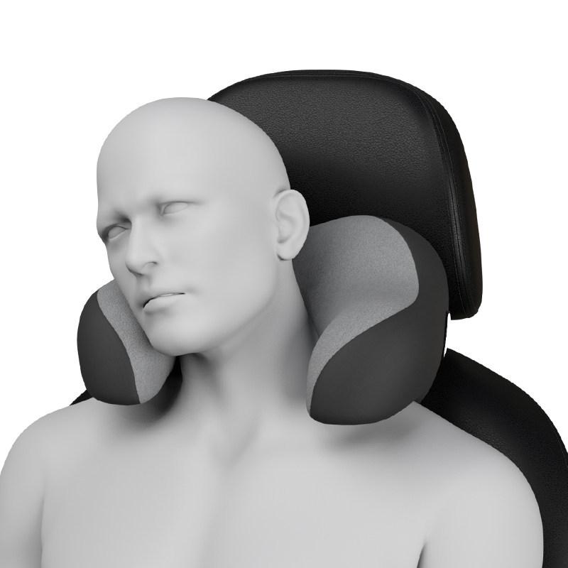 Car Headrest and Lumbar Support Pillow, Soft Breathable Memory Foam, Universal Seasonal Neck & Waist Cushion for Car Interior.