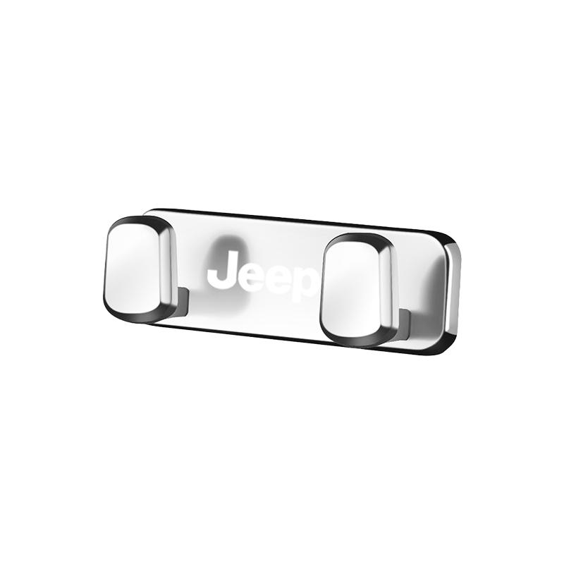 AQU2 Zinc Alloy Car Hook Randomly Pasted Storage Bracket For Jeep Compass Wrangler Grand Cherokee Avenger Renegade Jk Gladiator