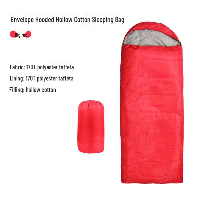 Two-in-One Winter Outdoor Camping & Travel Sleeping Bag: Dirt-Proof and Versatile for Adults